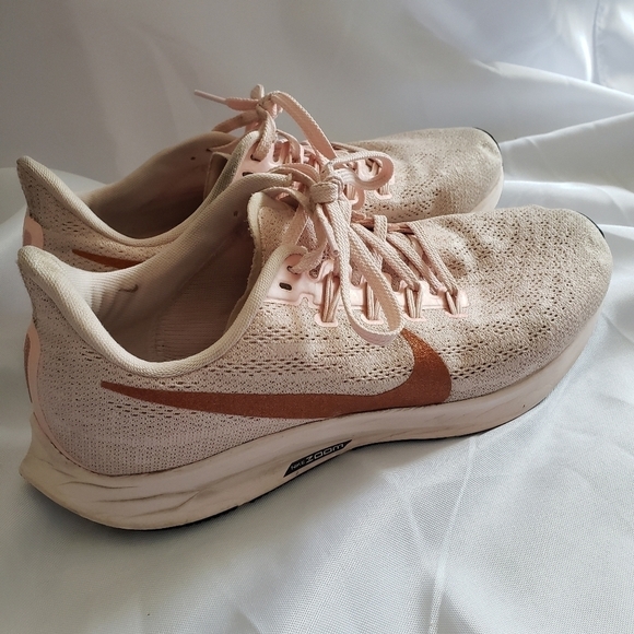 Nike Zoom Pegasus 36 Running Shoes Sneakers Rose Gold Pink Womens Size 9 - Picture 5 of 10